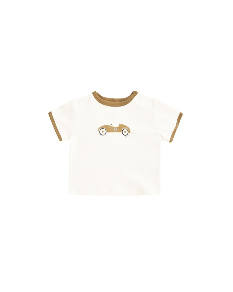 Ringer Tee || Race Car by Quincy Mae