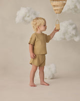 Waffle Tee + Short Set || Honey by Quincy Mae