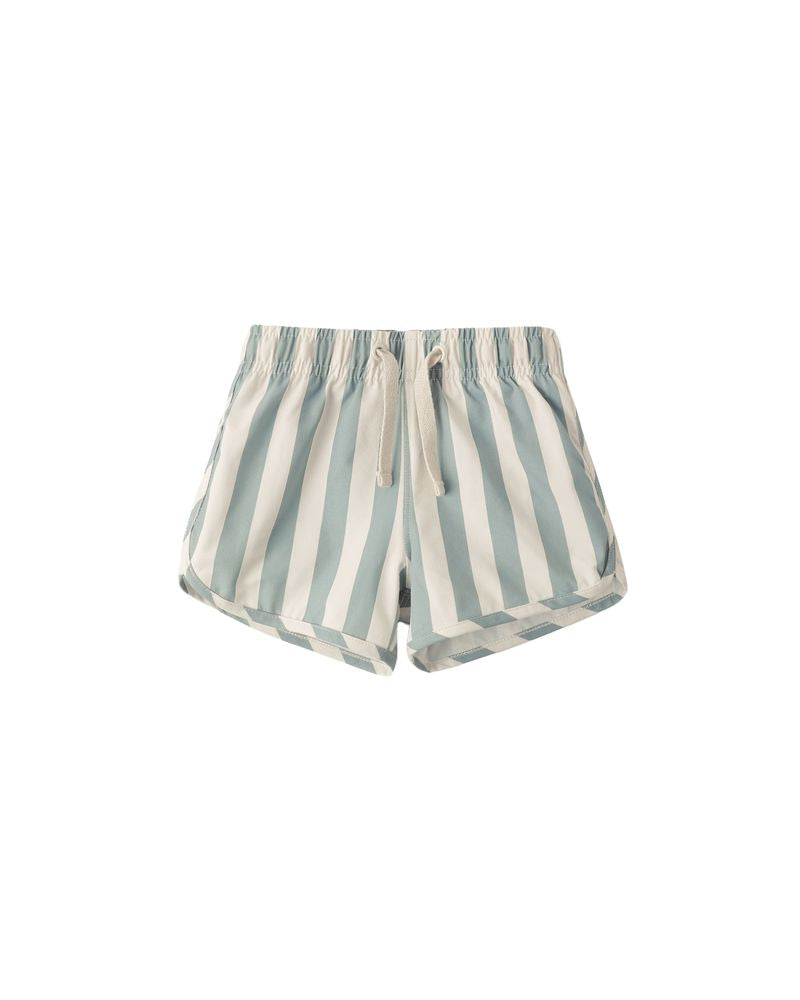 Swim Trunk || Green Stripe by Rylee + Cru