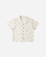 Lapel Collar Shirt || Palm Trees by Rylee + Cru