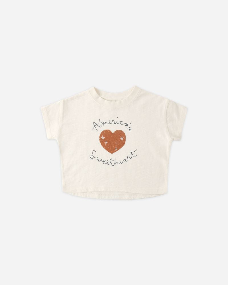 Boxy Tee || Americas Sweetheart by Rylee + Cru