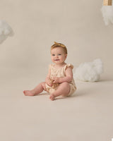 Ribbed Ruffle Romper || Buttercup by Quincy Mae
