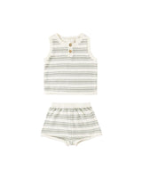Taylor Knit Set || Sage Stripe by Quincy Mae