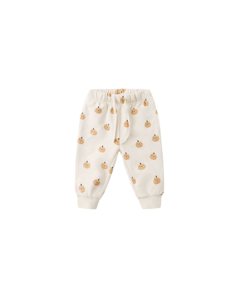 Relaxed Fleece Sweatpant || Smiley Pumpkins by Quincy Mae