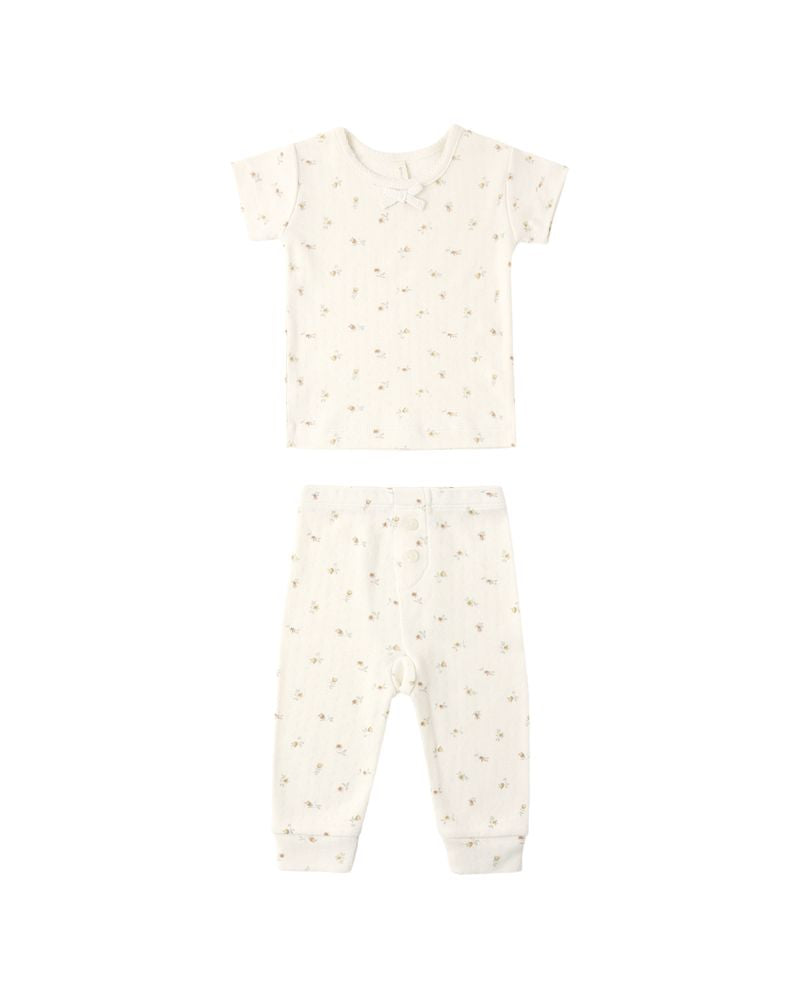Pointelle Tee + Legging || Petit Fleur by Quincy Mae