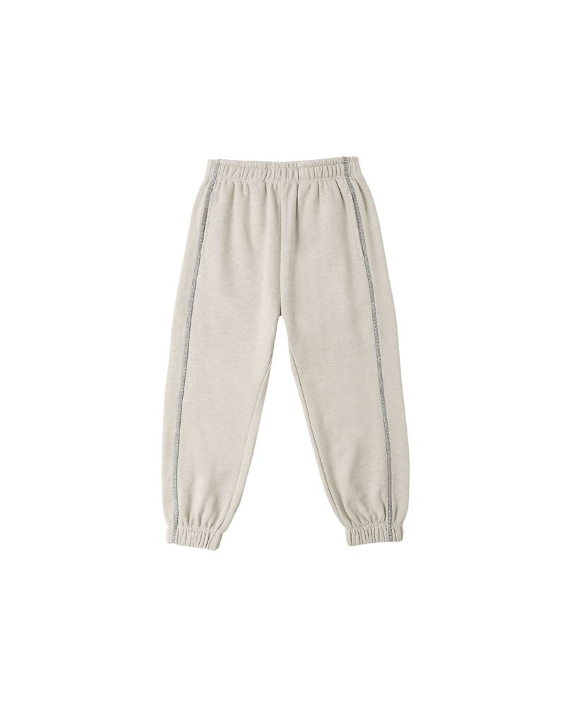 Baggy Sweatpants || Heathered Oatmeal by Rylee + Cru