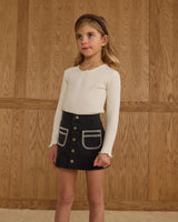 Denver Mini Skirt || Washed Black by Rylee + Cru