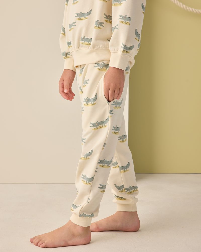 Jogger Sweatpant || Alligators by Rylee + Cru