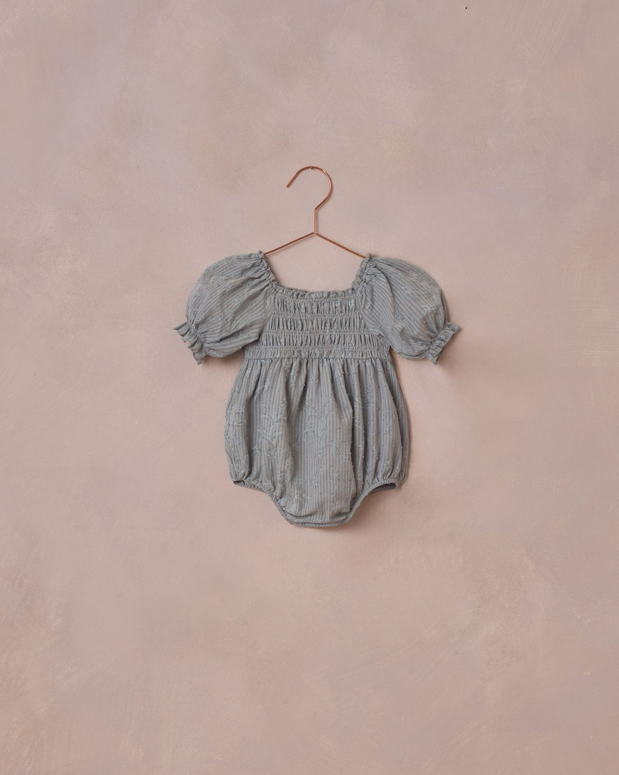 Hazel Romper || Aqua by Noralee