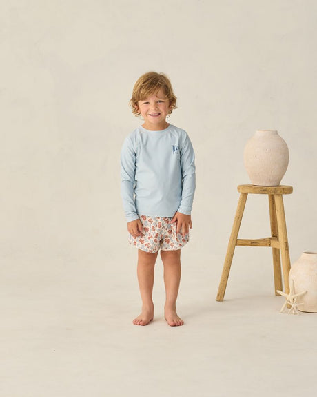 Long Sleeve Rashguard || Light Blue by Rylee + Cru