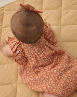 Maya Romper || Poppy Floral by Quincy Mae