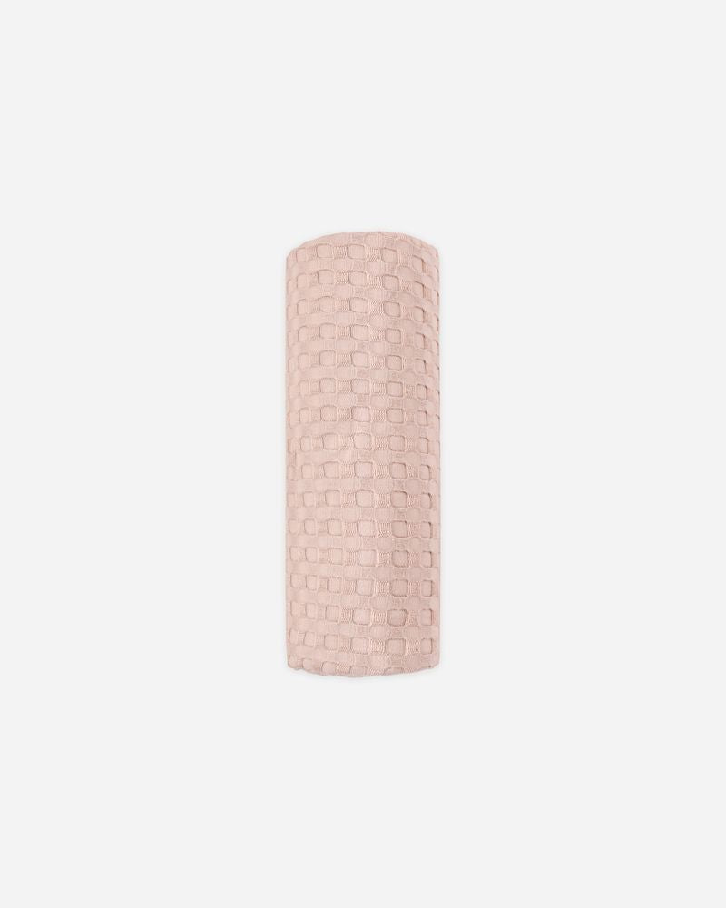 Waffle Baby Blanket || Blush by Quincy Mae