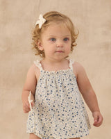 Swing Top & Bloomer Set || Blue Ditsy by Rylee + Cru
