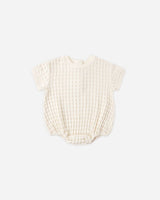 Relaxed Bubble Romper || Natural by Quincy Mae
