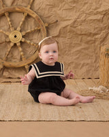Sailor Romper || Black by Rylee + Cru