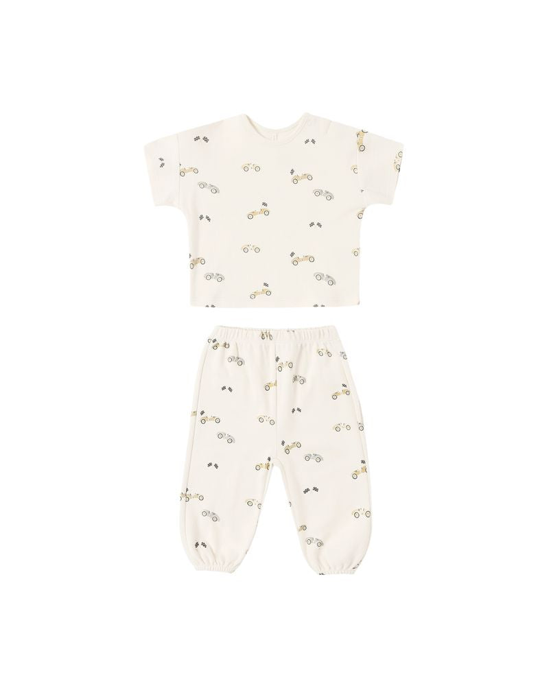 Jersey Tee + Pant Set || Race Car by Quincy Mae