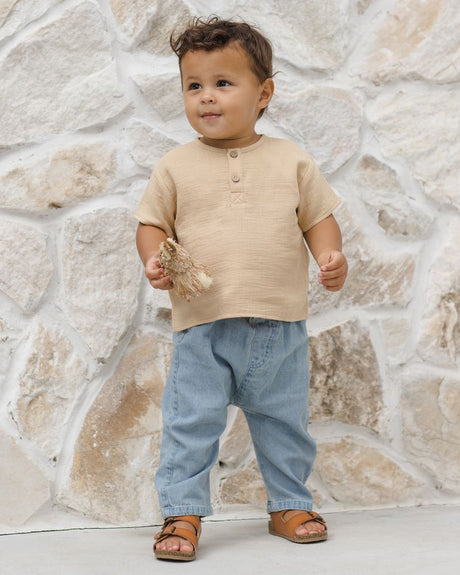 Henry Top || Butterscotch by Quincy Mae