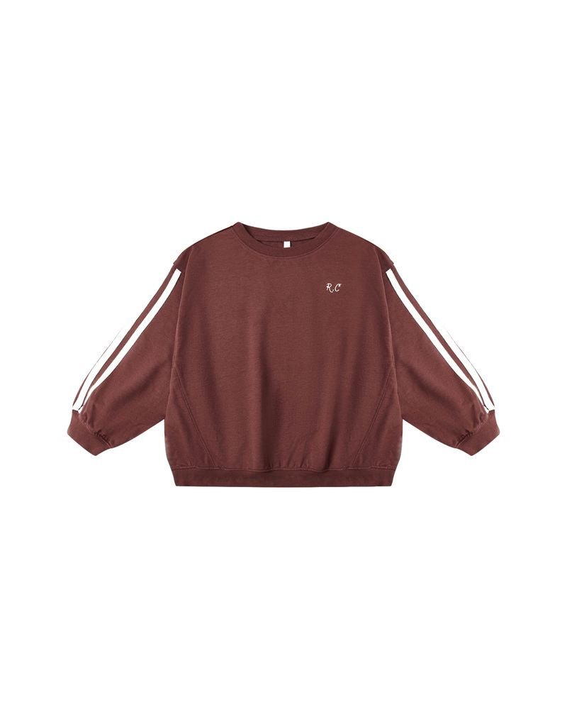 Oversized Sweatshirt || Burgundy by Rylee + Cru