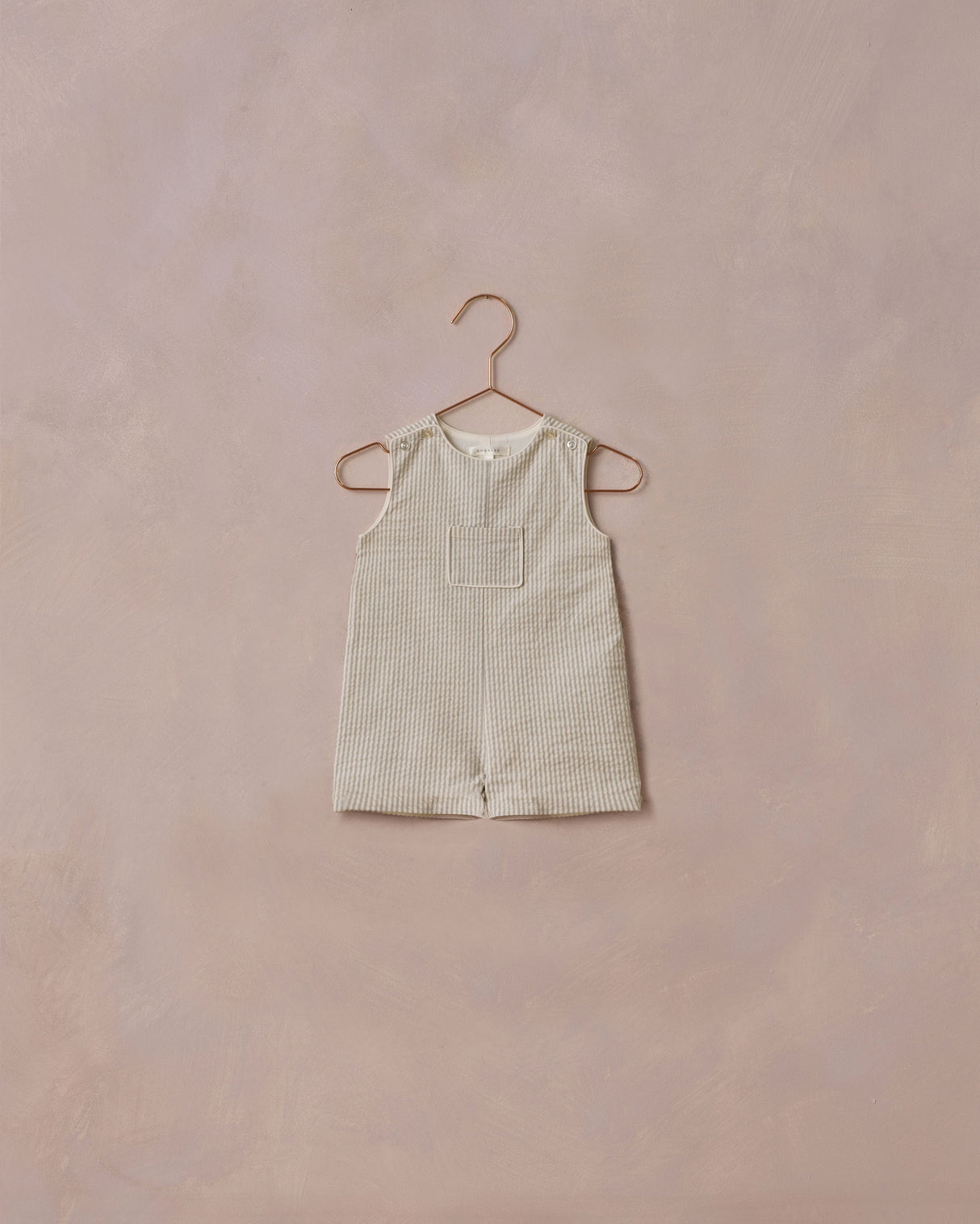 Georgie Romper || Sage Stripe by Noralee