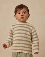 Rex Sweater || Fern Stripe by Quincy Mae