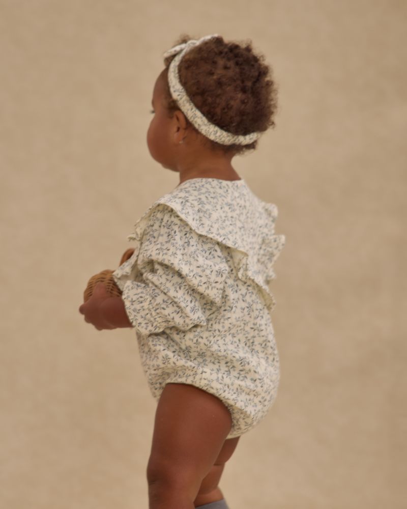 Winnie Romper || Blue Vines by Rylee + Cru