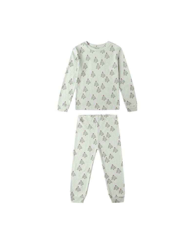 Organic Long Sleeve Pajama Set || Trees by Rylee + Cru