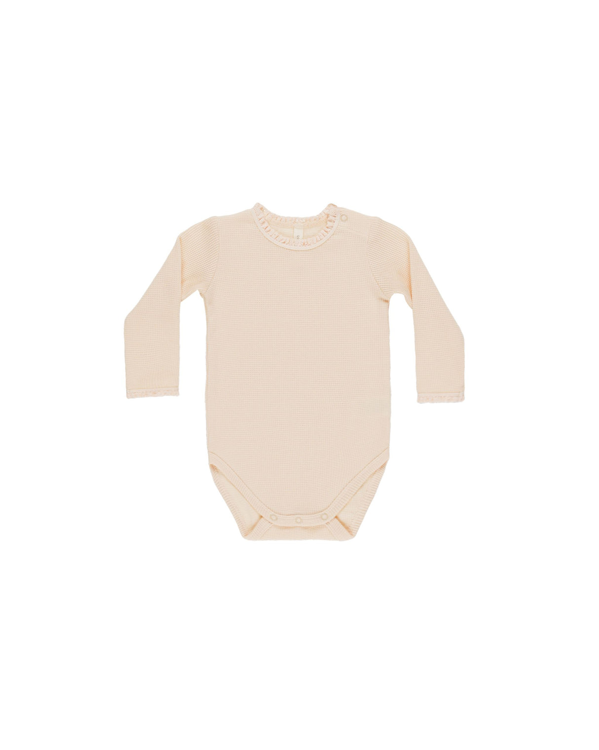 Waffle Long Sleeve Bodysuit || Antique by Quincy Mae