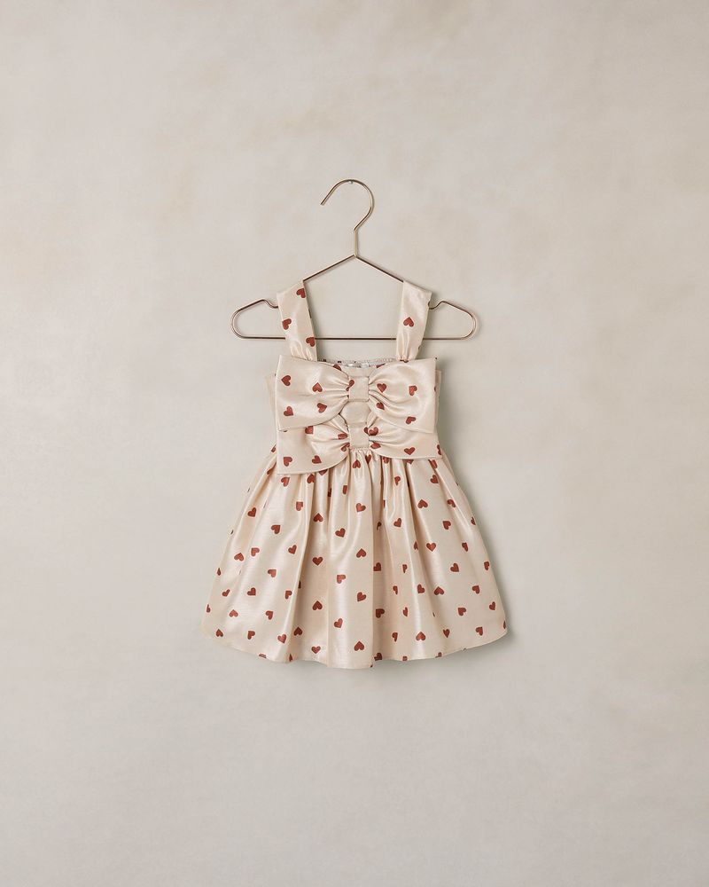 Cindy Dress | Red Hearts by Noralee