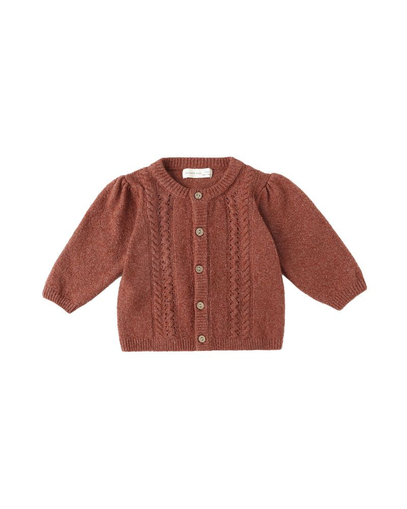 Holly Cardigan || Cranberry by Quincy Mae