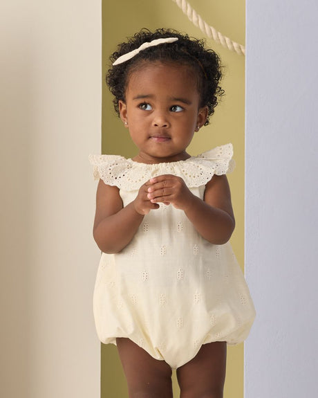 Myla Romper || Ivory by Rylee + Cru