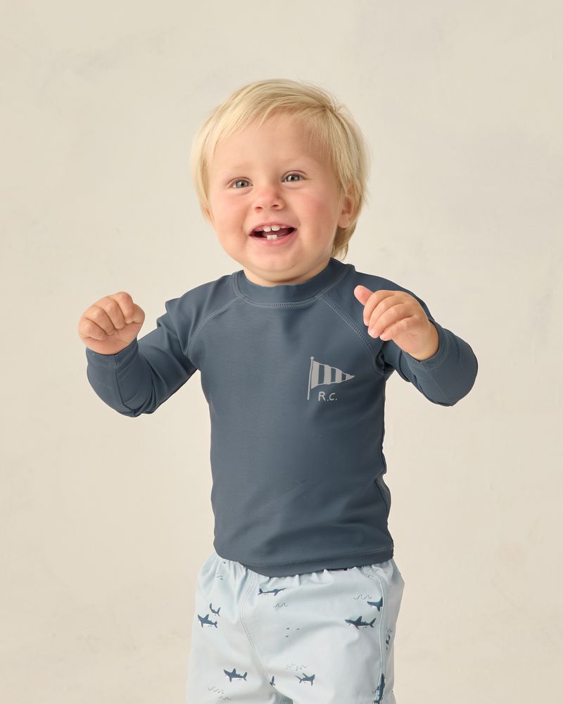 Long Sleeve Rashguard || Navy by Rylee + Cru