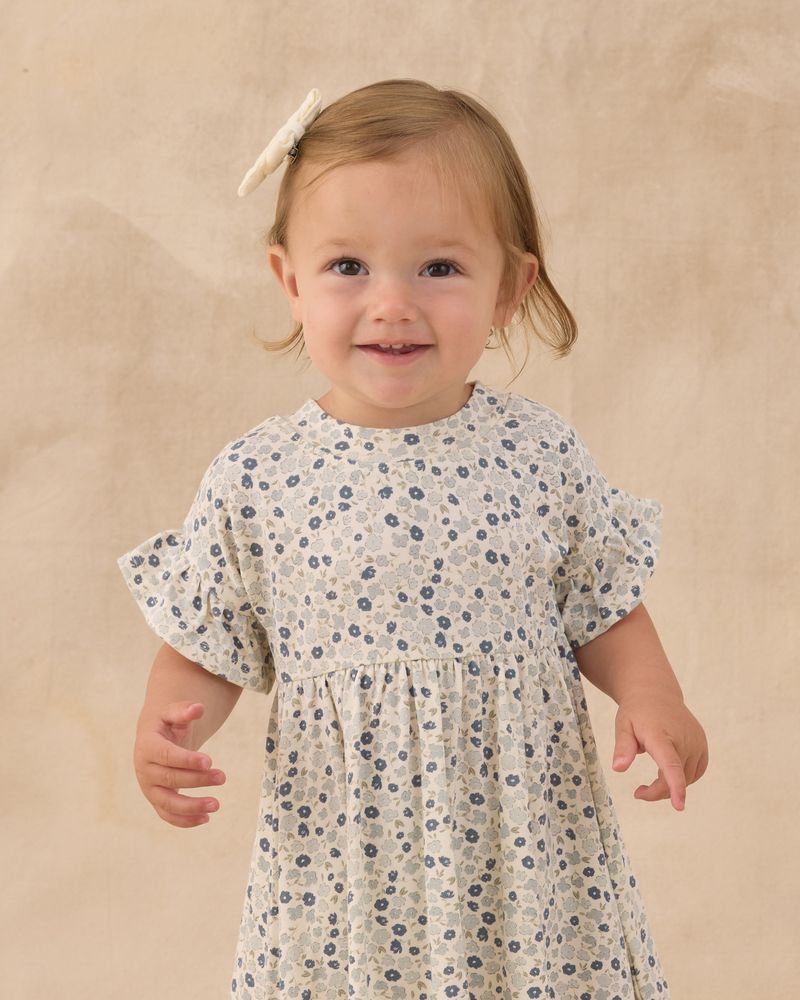Babydoll Dress || Blue Ditsy by Rylee + Cru