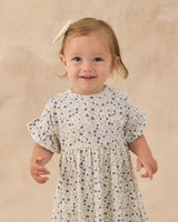 Babydoll Dress || Blue Ditsy by Rylee + Cru