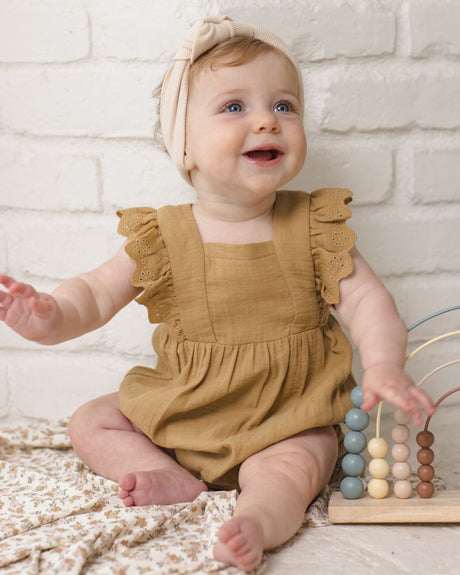 Naomi Romper || Honey by Quincy Mae