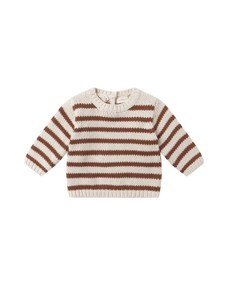 Rex Sweater || Cedar Stripe by Quincy Mae