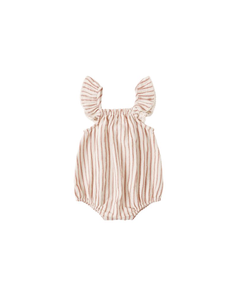 Bonnie Romper || Vintage Stripe by Quincy Mae