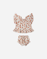 Butterfly Top & Bloomer Set || Americana Floral by Rylee + Cru
