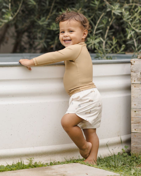 Boys Swim Short || Race Car by Quincy Mae