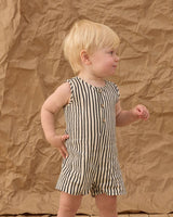 Mavrick Romper || Wavy Stripe by Rylee + Cru