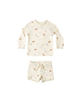 Boys Rashguard Set || Aquatic by Rylee + Cru