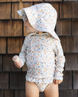 Rashguard Girls Set || Flower Fields by Rylee + Cru