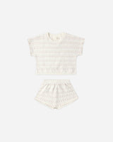Relaxed Summer Knit Set || Ivory by Quincy Mae