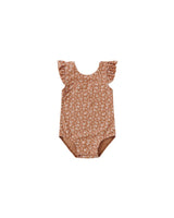 Scoop Back One-Piece Swimsuit || Poppy Floral by Quincy Mae