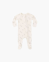 Bamboo Zip Footie || Elephants by Quincy Mae