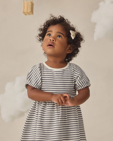 Annie Dress || Ocean Stripe by Quincy Mae