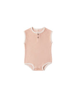 Terry Cloth Romper || Melon by Quincy Mae