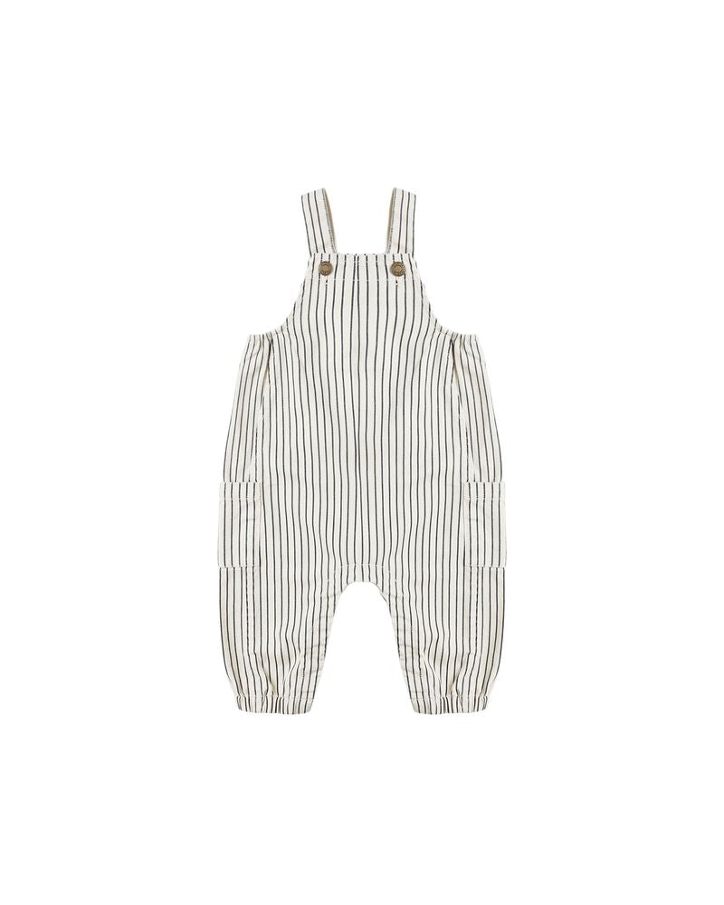 Cargo Baby Overall || Navy Pinstripe by Rylee + Cru