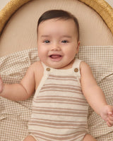 Tatum Romper || Oat Stripe by Quincy Mae