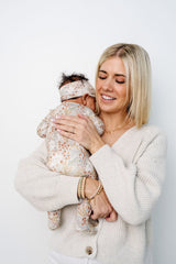 Pearl Zipper Footie by Lou Lou & Company