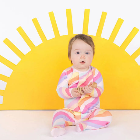 pink shine modal magnetic footie by magnetic me